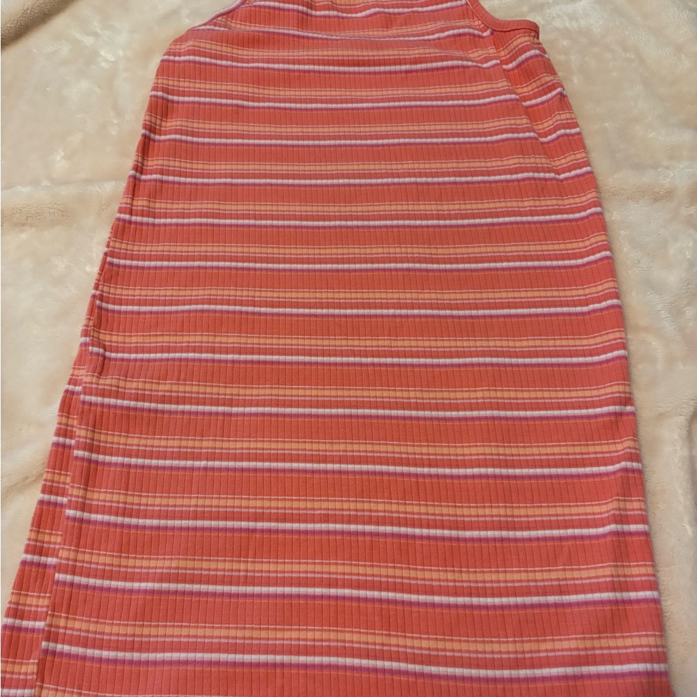 OshKosh B'gosh Pink Striped Casual Dress